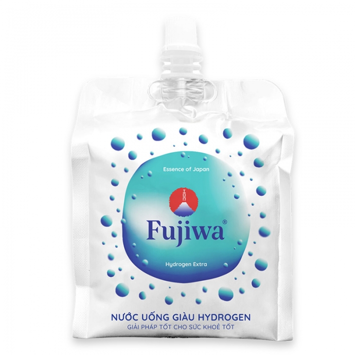 Nước Uống Giàu Hydrogen Cao Cấp Fujiwa Dạng Túi Bạc 300ml (hộp 10 túi)