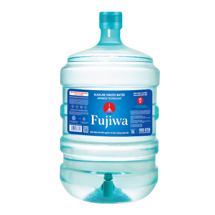 Nước uống ion kiềm Fujiwa 19L (bình vòi)