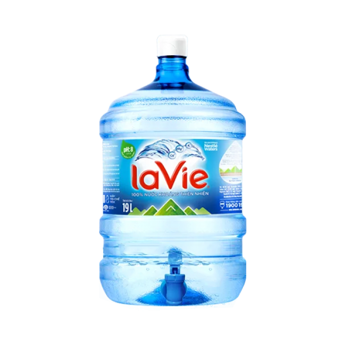 Nước khoáng LaVie 19L bình có vòi