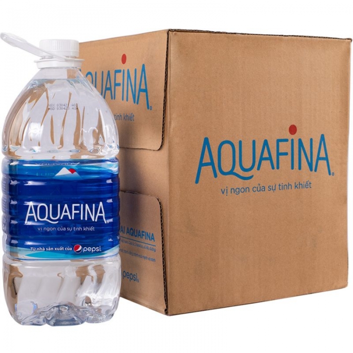 Nước uống Aquafina bình 5L ( thùng 4 bình)