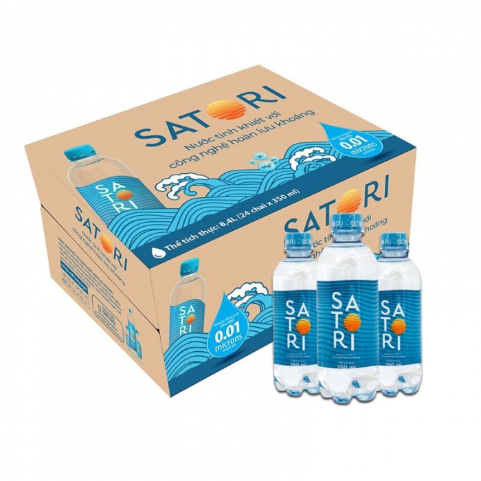 Nước suối Satori 350ml (thùng 24 chai)