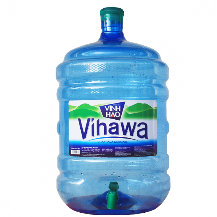 Nước tinh khiết Vihawa 20L bình có vòi